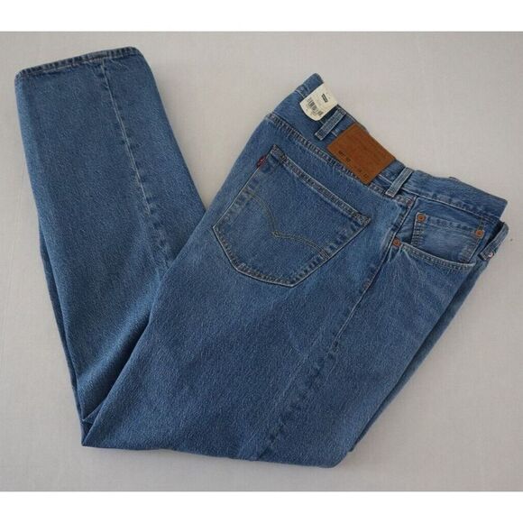 Levi's Premium 501 Men's Sz 38x32 Blue '93 Straight Leg Button Fly Jeans $98 - Picture 3 of 7